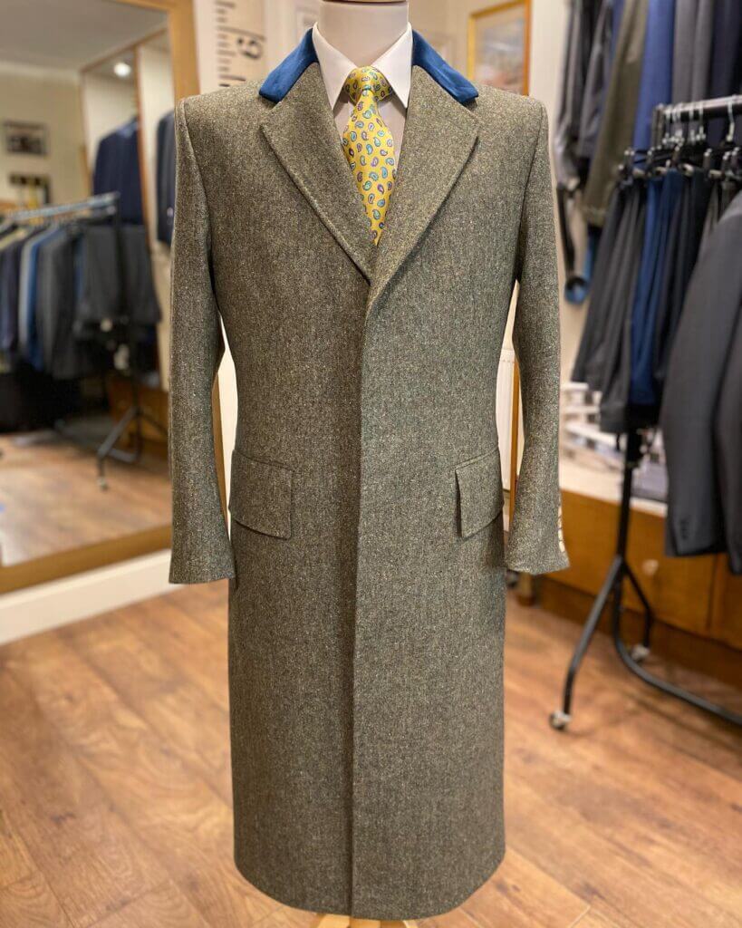 A bespoke overcoat